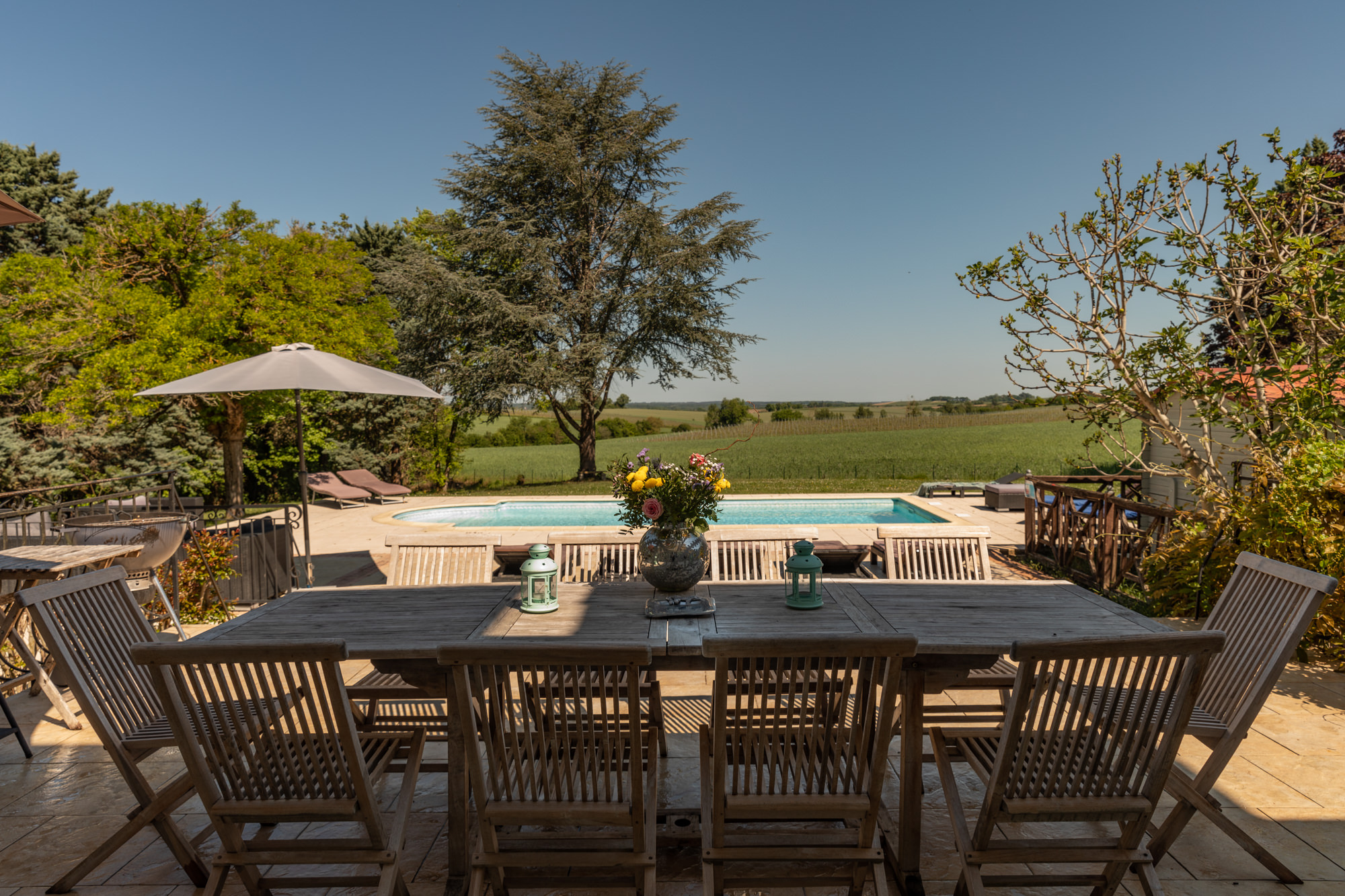 Maison cinquante - villa vacances fources piscine prive 12 pers- gascogne collection